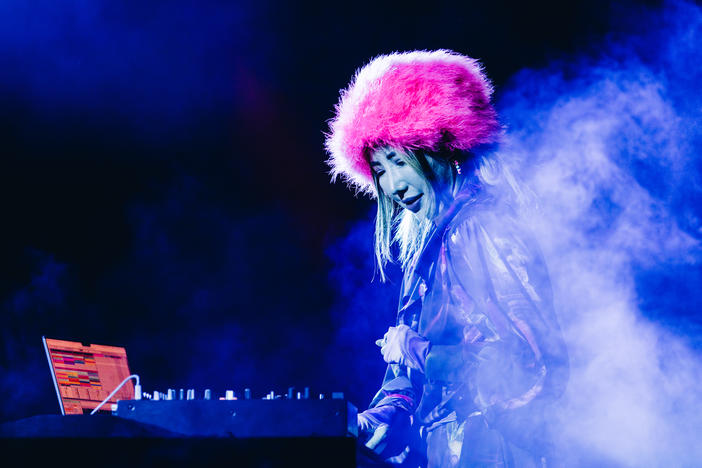 TOKiMONSTA performs at the 2022 Coachella music festival.