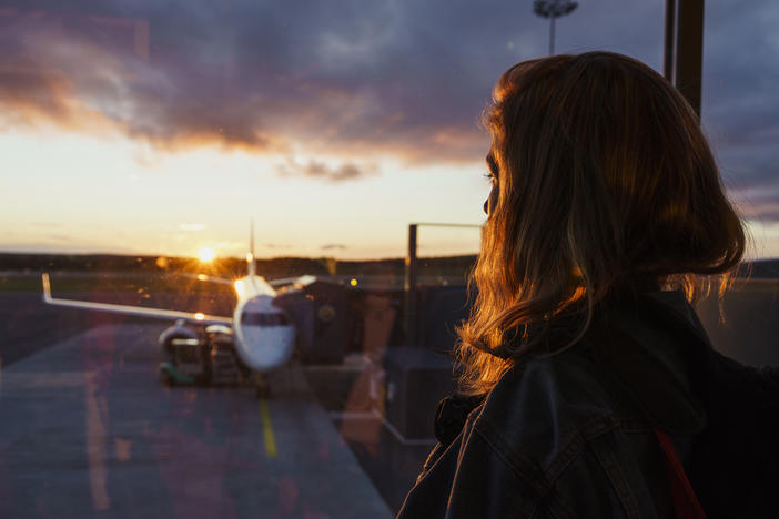 When Renée's boyfriend couldn't find his passport at the airport, she felt his anger rising.