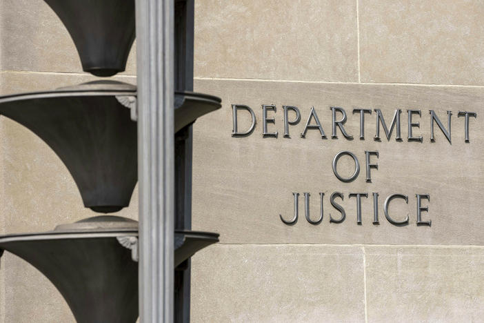 The Robert F. Kennedy Department of Justice Building is seen in Washington in June.