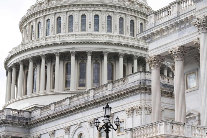 The U.S. Capitol, pictured on Thursday. Congress has a lot to do, but House business is stalled without a leader.