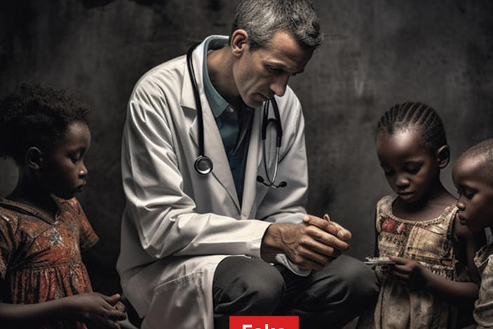 A researcher typed sentences like "Black African doctors providing care for white suffering children" into an artificial intelligence program designed to generate photo-like images. The goal was to flip the stereotype of the "white savior" aiding African children. Despite the specifications, the AI program always depicted the children as Black. And in 22 of over 350 images, the doctors were white.
