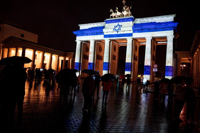 The Israeli flag will be projected onto the Brandenburg Gate on the sidelines of the Festival of Lights as a show of solidarity.