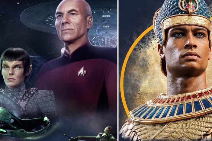 Set your strategy adventure in either the shifting sands or the sci-fi stars.