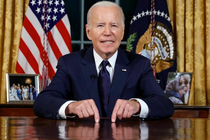 President Biden used an Oval Office address to make the case that funding for Israel and Ukraine is in the national interest.