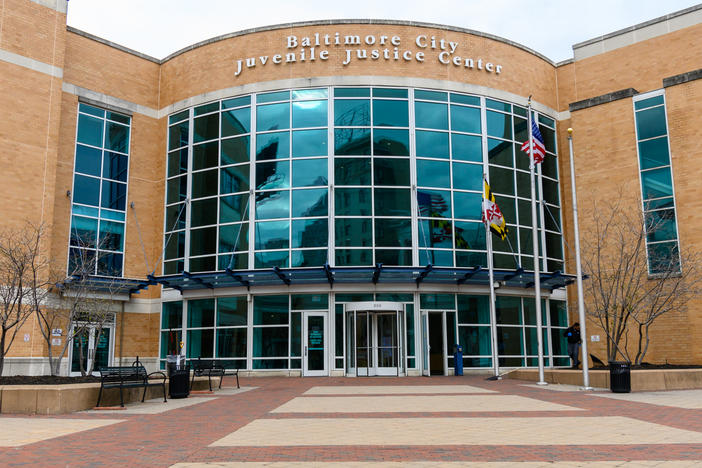 The Baltimore City Juvenile Justice Center in Baltimore, Maryland.