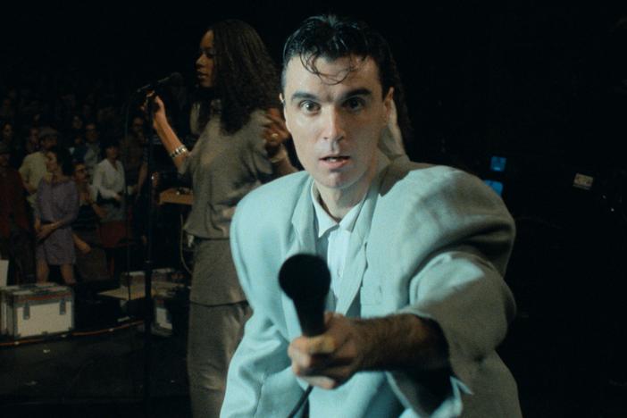 "I really enjoy writing the songs and performing and the other things that we do," David Byrne says of his work in Talking Heads.