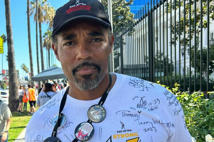 Actor Jason George is on the negotiating team with SAG-AFTRA: "It's a heist movie" he says.