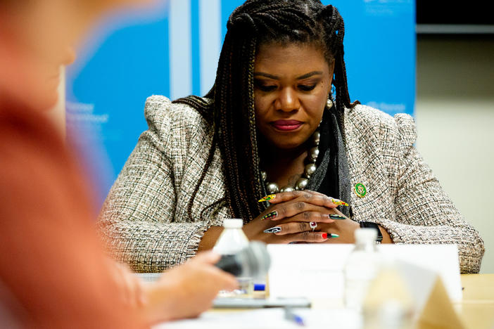 Rep. Cori Bush's criticism of Israel's military actions following Hamas' Oct. 7 attack, which killed at least 1,400 people, has ignited outrage and exposed a rift among Democrats over how to respond to the Israel-Hamas war.