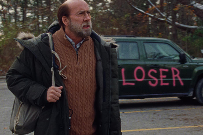 Nicolas Cage in<em> Dream Scenario</em>.