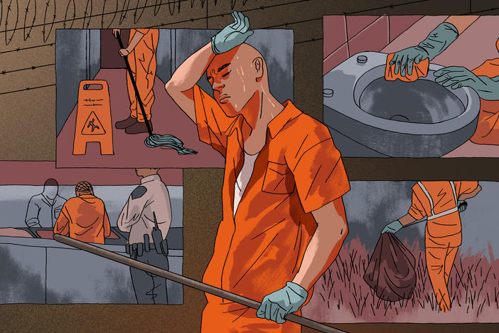 The U.S. Constitution and 16 state constitutions ban slavery except as punishment for a crime. Prisoner advocates say this allows forced prison labor, but systemic change has been met with resistance.