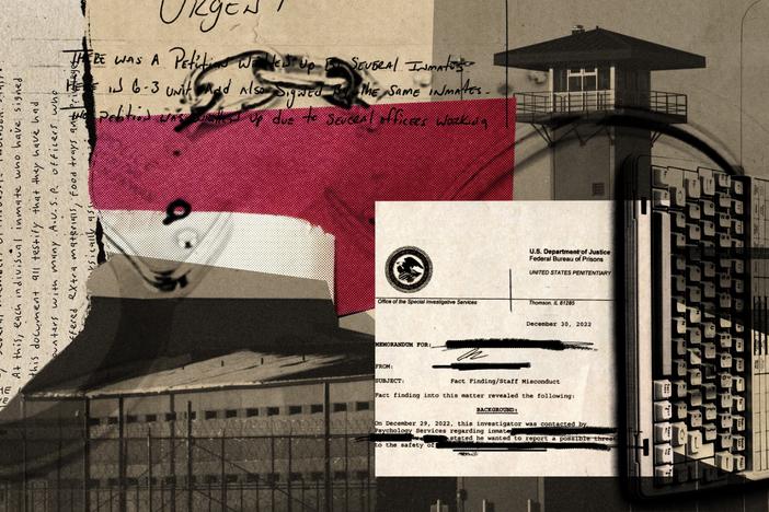 More than a dozen prisoners at Thomson prison in Illinois claimed in a letter that guards were bribing them to attack the warden. The Marshall Project redacted some names in these documents to protect their identity.