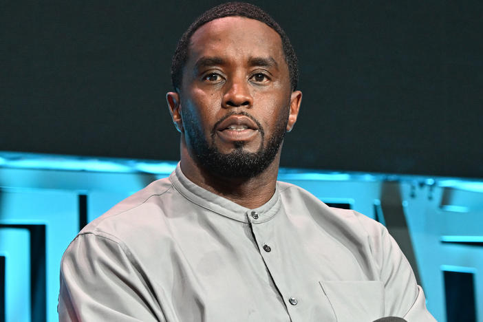 ATLANTA, GEORGIA - AUGUST 26: Sean "Diddy" Combs attends Day 1 of 2023 Invest Fest at Georgia World Congress Center on August 26, 2023 in Atlanta, Georgia.