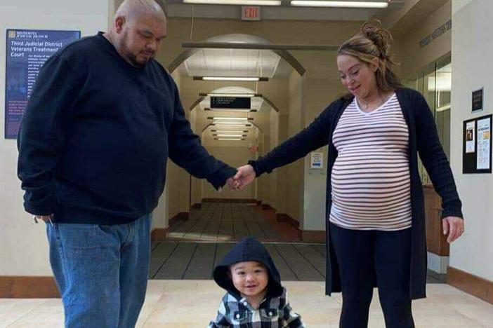 Victoria Lopez, pregnant with twins, had a one year old son when she was sentenced to prison on a drug charge. She had gotten treatment for her substance use disorder, started a job, and attended community college, but a judge said it wasn't enough.