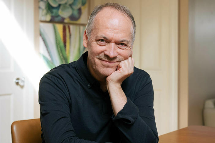 Will Shortz at home in Pleasantville, N.Y.