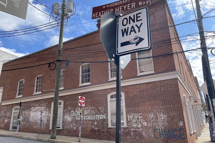 The street where Heather Heyer was killed during the Nazi rally in 2017 has been renamed to Heather Heyer Way. Residents in Charlottesville say that day still leaves an impact on the town.