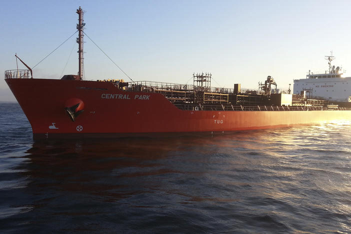 In an undated photo released by Zodiac Maritime, the tanker Central Park is seen.
