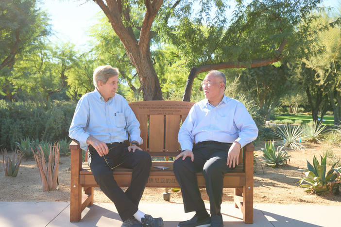 Climate envoys John Kerry of the U.S. and Xie Zhenhua of China met in California in November. As the world's two-largest greenhouse gas emitters, agreement between the two countries is considered key for significant developments at the UN climate summit.