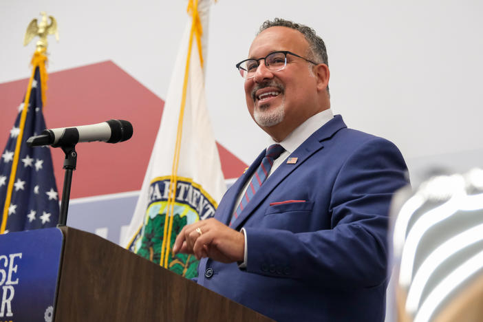 Miguel Cardona, the U.S. Education Secretary, announced new efforts to help borrowers hurt by problems with its repayment programs.