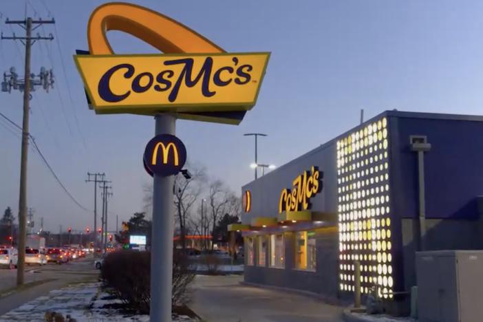 CosMc's offers a large variety of drinks — and no hamburgers. The first store testing the new McDonald's concept is opening in Bolingbrook, Ill., near Chicago.