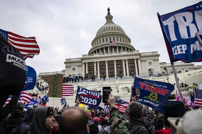 Pro-Trump supporters storm the U.S. Capitol on Jan. 6, 2021.