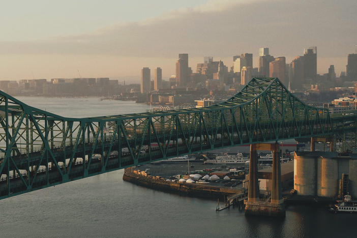 Tobin Bridge, which spans Boston to Chelsea, Mass.