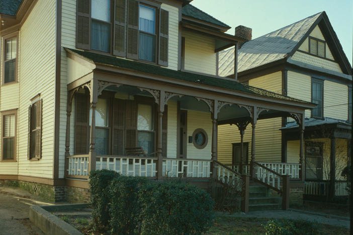 A woman is facing charges after pouring what appears to be gasoline on the porch of the  Queen Anne style house in Atlanta where Martin Luther King Jr. spent the first 12 years of his life. The home was not damaged.