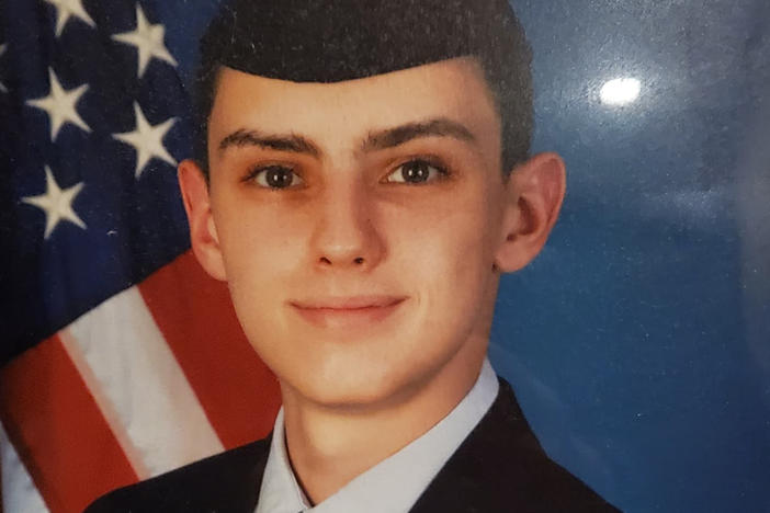 Undated photo posted by Jack Teixeira's mother on Veterans Day Nov. 11, 2021 on her Facebook page.