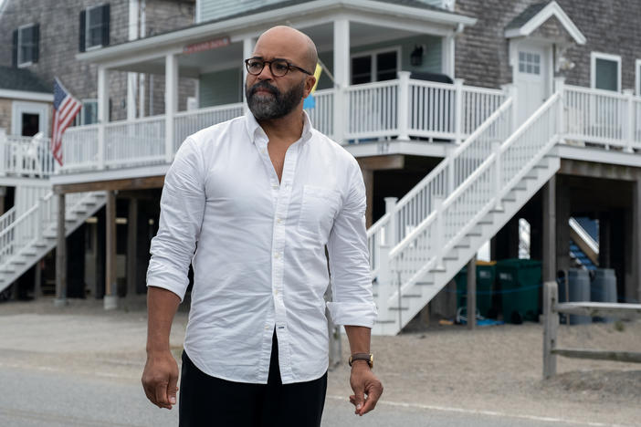 Jeffrey Wright stars as Thelonious "Monk" Ellison in <em>American Fiction.</em>