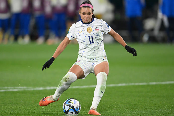 Sophia Smith of USA during the FIFA Women's World Cup, August 06, 2023 in Melbourne, Australia.