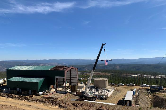A portion of Jervois Global's Idaho Cobalt Operations mine near Salmon, Idaho Oct. 7, 2022