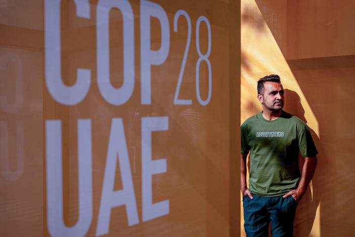 Hamidullah Nadeem, an Afghan climate advocate, attended the COP28 U.N. Climate Summit in Dubai as part of his university delegation. He was on a mission to get help for his homeland in the face of climate-related droughts and floods.