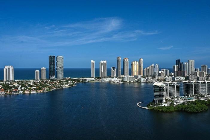 Driven by new regulations, developers are tearing down many older buildings on the waterfront in Miami and other cities in Florida and replacing them with luxury condominiums.