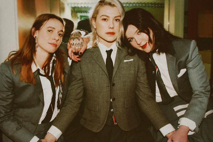 <em>The record</em>, the debut album by the indie supergroup featuring Julien Baker (left), Phoebe Bridgers (center) and Lucy Dacus<em>, </em>was released in March, more than four years after the trio's debut EP.