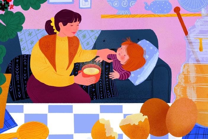 "I always compare dishes from our childhood as like a warm blanket," says Polish food writer Michał Korkosz of gogl-mogl. "They remind you when you were the happiest in your life."
