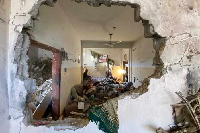 More than 20,000 people have now been killed in Gaza since the start of the war, according to Gaza's Ministry of Health. Above, a home in Rafah is shown in the aftermath of an Israeli airstrike.