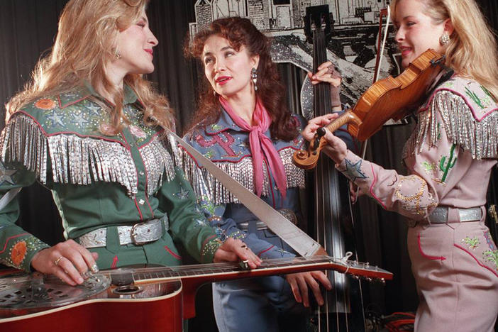 Photo taken in Dallas just before the Dixie Chicks released their album "Shouldn't a Told You That." From left, Emily Erwin, Laura Lynch and Martie Erwin.