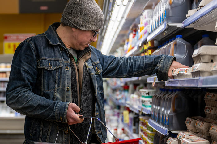 Supermarket sticker shock eased this year, as egg prices fell back to earth. Despite gloomy recession forecasts at the beginning of the year, consumers kept spending and the economy continued to grow.