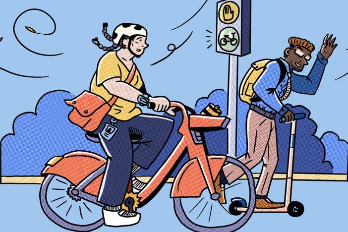 Walking, biking or even riding a scooter to get from place to place ups your non-exercise activity thermogenesis, or NEAT. Small movements can make a positive difference to your overall health.