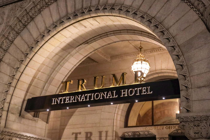 The Trump International Hotel in Washington, D.C., is seen on March 22, 2019.