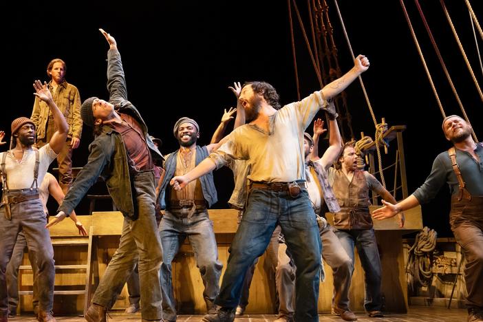 With songs by The Avett Brothers, <em>Swept Away</em> is inspired by the true story of an 19th century shipwreck in which seamen resorted to cannibalism to survive.