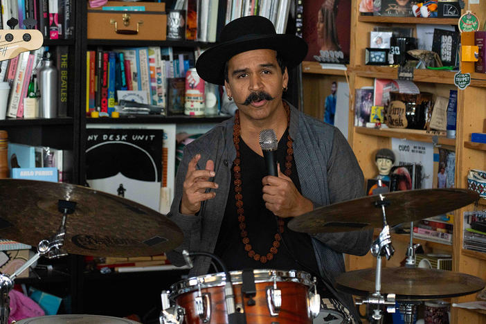 Sunny Jain's Wild Wild East performs at NPR Music in Washington, D.C.