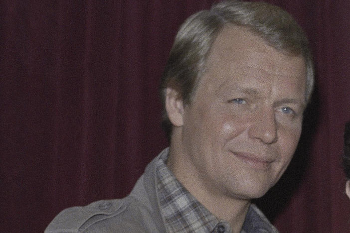 David Soul is photographed at an event in Los Angeles on Dec. 6, 1983. Soul, who hit fame as blond half of crime-fighting duo "Starsky and Hutch" in a popular 1970s television series, has died at age 80.