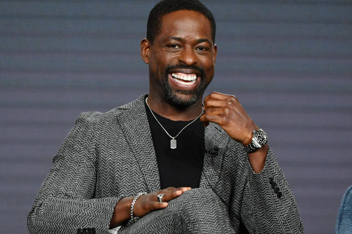 Sterling K. Brown, shown here in January 2020, stars in the new film <em>American Fiction.</em>