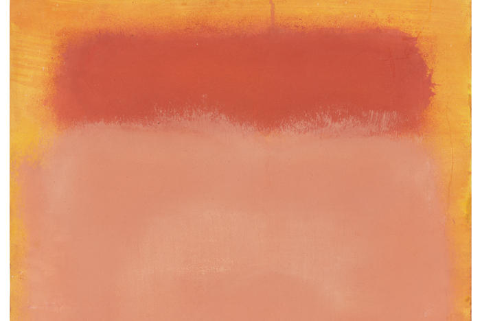 Mark Rothko, <em>Untitled</em>, 1958, oil on watercolor paper mounted on hardboard.