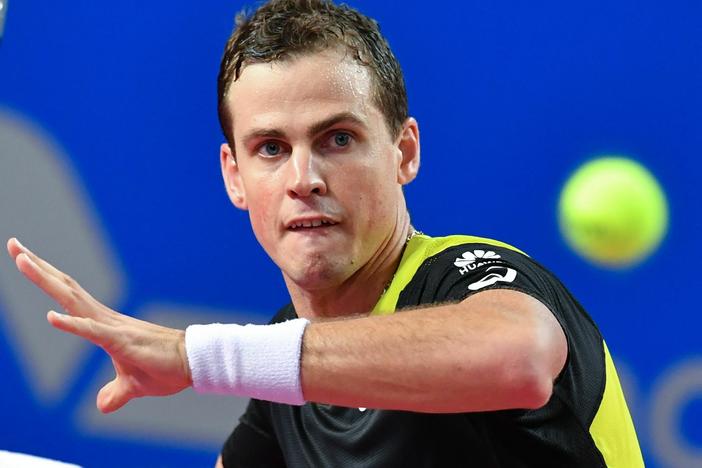 Canada's Vasek Pospisil is a co-founder of the Professional Tennis Players Association, a players advocacy group. He says problems with tennis balls used on tour are linked to wrist, elbow and shoulder injuries among players.