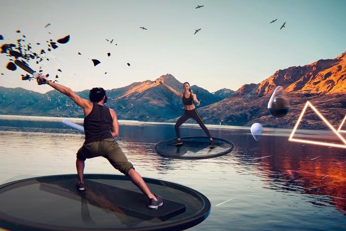 The experience is virtual, but the results are real. Here's our breakdown of the best VR workouts. Above, Meta's Supernatural fitness app.