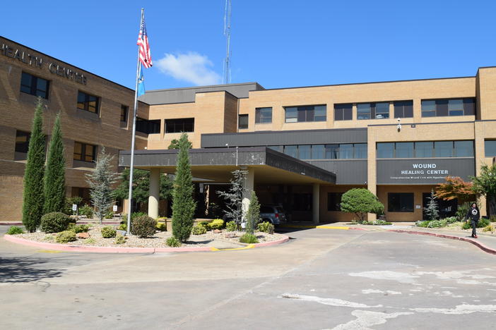 McAlester Regional Health Center's administrative offices in McAlester, Oklahoma.