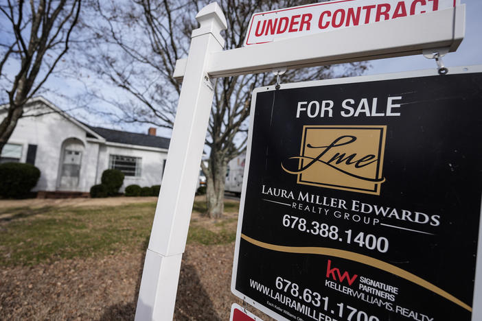 A home for sale sign on Tuesday, Jan. 16, 2024, in Kennesaw, Ga. On Friday, the National Association of Realtors reported that 2023 saw the smallest number of home sales in nearly 30 years.