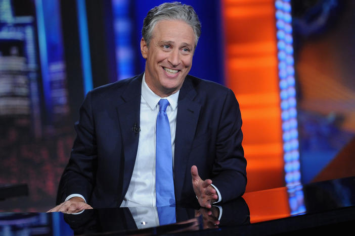 Comedy Central has announced that Jon Stewart will return to <em>The Daily Show </em>host chair through the 2024 elections. He's shown above in August 2015.