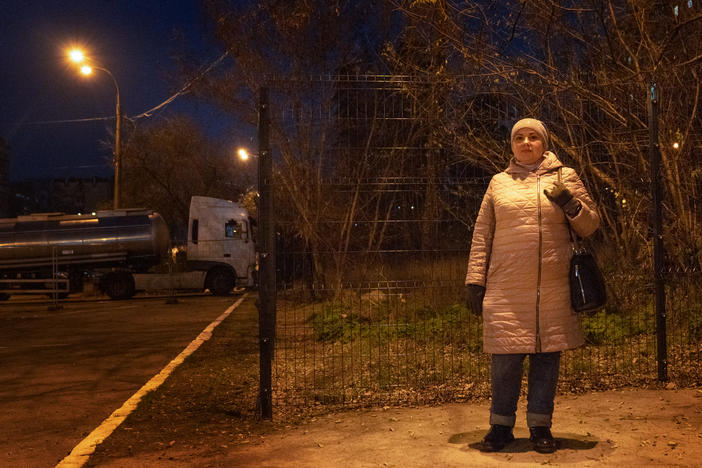 Olha Bilianska's husband was mobilized two years ago. Even after being injured, he is being redeployed. "Some people still believe that this war won't get them," Bilianska says. "It will get them. This war is cruel."